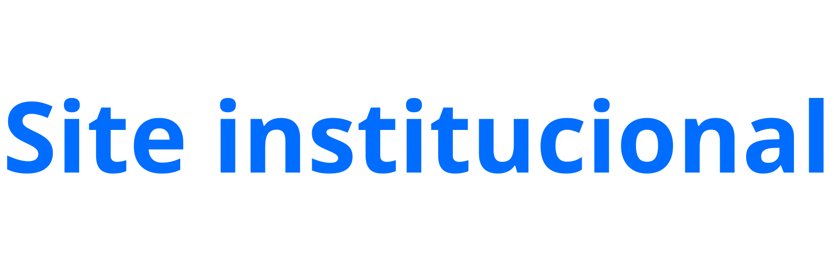 Site institucional